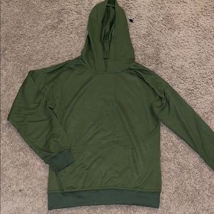 Army green hoodie